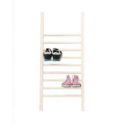 Odkládací žebřík na boty Linen Couture Escalera S White, výška 90 cm
