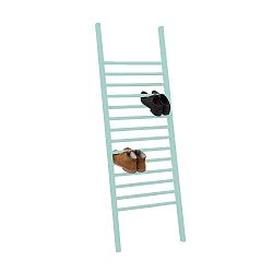 Odkládací žebřík na boty Linen Couture Escalera XL Aquamarine, výška 1,5 m
