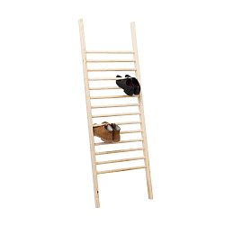Odkládací žebřík na boty Linen Couture Escalera XL Natural, výška 1,5 m