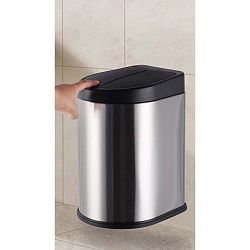 Odpadkový koš s možností zachycení na zeď Steel Function, 3 l