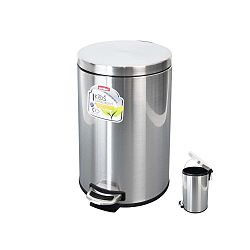 Odpadkový pedálový koš z nerezové oceli Orion Smart, 20 l