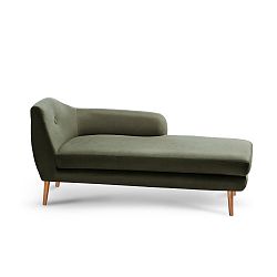 Olivově zelená lenoška Scandi by Stella Cadente Maison Lounge, pravý roh