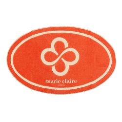 Oranžová koupelnová předložka Marie Claire, 66 x 107 cm