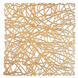 Oranžová podložka do dřezu Wenko Sink Mat Cross, 30,5 x 30,5 cm