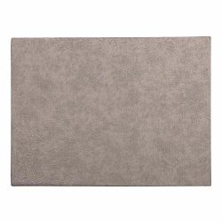 Oranžovohnědé prostírání z imitace kůže ZicZac Troja Rectangle, 33 x 45 cm