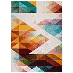 Oranžovotyrkysový koberec Universal Pandora, 160 x 230 cm