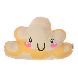 Oranžový dětský polštářek s příměsí bavlny Mike & Co. NEW YORK Pillow Toy Hurro, 21 x 40 cm