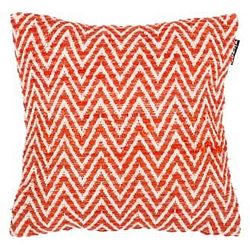 Oranžový vzorovaný polštář ZicZac Ziggy, 45 x 45 cm