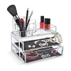 Organizér na kosmetiku s přihrádkami Domopak Make Up