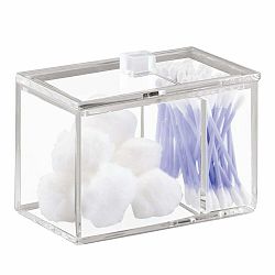 Organizér na vatové tamponky InterDesign Luci Divided