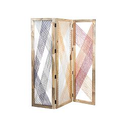 Paraván z mangového dřeva a bavlněného provazu Santiago Pons Wire