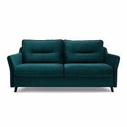 Petrolejová rozkládací pohovka Bobochic Paris Loft