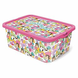 Plastový dětský úložný box 40x29x15 cm Stor – SQUISHMALLOWS