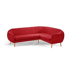 Pohovka Comete Grand Red s lenoškou na pravé straně