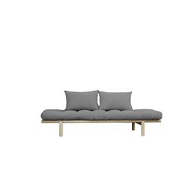 Pohovka se světle šedým potahem Karup Design Pace Natural/Granite Grey