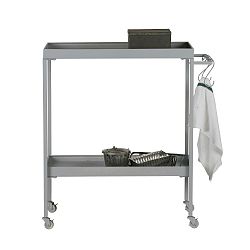 Pojízdný odkládací stolek se 3 háčky De Eekhoorn Stack-it