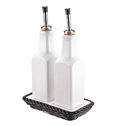 Porcelánová sada lahví na olej a ocet Saleen Korboire