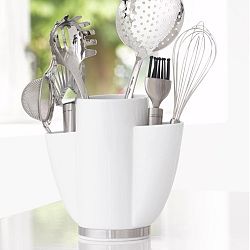 Porcelánový držák na kuchyňské nástroje Steel Function Roma