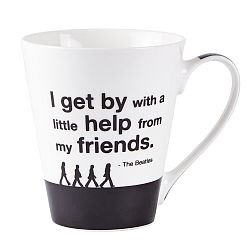 Porcelánový hrneček KJ Collection Little Help, 300 ml