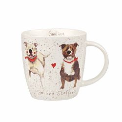 Porcelánový hrnek Churchill China Dog Staffie, 390 ml
