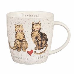 Porcelánový hrnek Churchill China Tremendous Tabbies, 400 ml