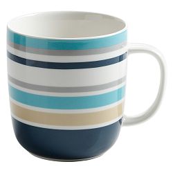 Porcelánový hrnek laděný do tmavě modré Maxwell & Williams Boat Club, 450 ml