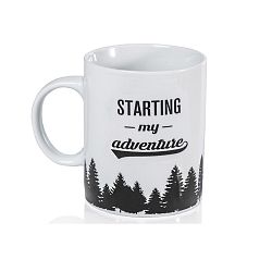 Porcelánový hrnek Sabichi Starting My Adventure, 325 ml