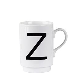Porcelánový písmenkový hrnek KJ Collection Z, 250 ml