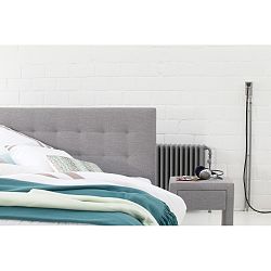 Postel s šedým čelem Revor Vitello Capitol, 210 x 160 cm