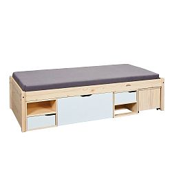 Postel z masivního borovicového dřeva Interlink Gudjam, 80 x 190 cm