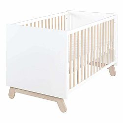 Postýlka v bílo-přírodní barvě 70x140 cm Clara – Roba