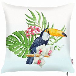 Povlak na polštář Apolena Botanical Toucan, 43 x 43 cm