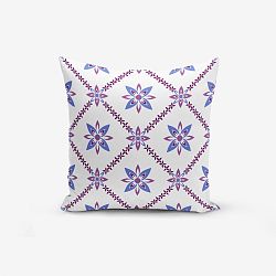Povlak na polštář s příměsí bavlny Minimalist Cushion Covers Colorful Flower, 45 x 45 cm