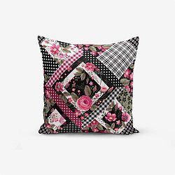 Povlak na polštář s příměsí bavlny Minimalist Cushion Covers Ekosa Geometric Sekiller, 45 x 45 cm