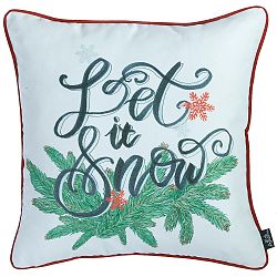 Povlak na polštář s vánočním motivem Apolena Honey Let It Snow, 45 x 45 cm