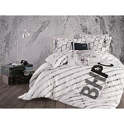 Povlečení na dvojlůžko s prostěradlem BHPC Megan, 200 x 220 cm