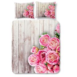 Povlečení na dvoulůžko Muller Textiels Woods & Peonies, 200 x 240 cm