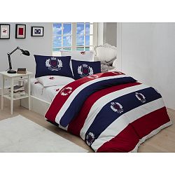 Povlečení na dvoulůžko s prostěradlem Beverly Hills Polo Club Fleming, 200 x 220 cm
