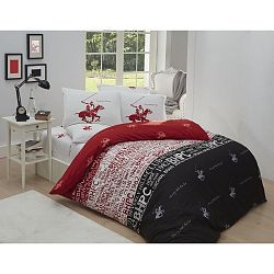 Povlečení na dvoulůžko s prostěradlem Beverly Hills Polo Club Godfrey, 200 x 220 cm