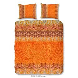 Povlečení na dvoulůžko z bavlněného saténu Muller Textiels Sinna, 200 x 240 cm