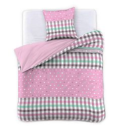 Povlečení na jednolůžko z bavlny DecoKing Lollipop, 135 x 200 cm