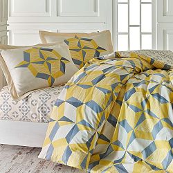 Povlečení s prostěradlem Marie Claire Carrousel, 200 x 220 cm