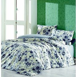 Povlečení s prostěradlem na dvoulůžko Magnolia, 200 x 220 cm