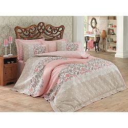 Povlečení s prostěradlem na dvoulůžko Megan, 220 x 230 cm