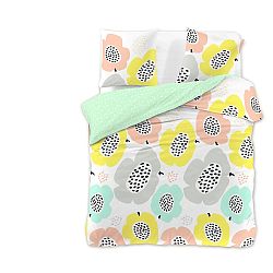 Povlečení z bavlněného saténu DecoKing Papavero, 200 x 220 + 2 povlaky na polštáře 70 x 90