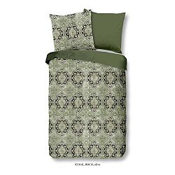 Povlečení z bavlněného saténu Descanso Smiel, 140 x 200 cm