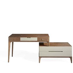 Pracovní stůl s komodou se 2 zásuvkami Ángel Cerdá Struct