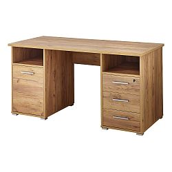 Pracovní stůl v dekoru dubového dřeva Germania Desk