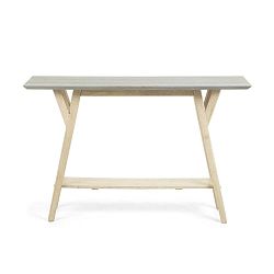 Pracovní stůl z mangového a akátového dřeva La Forma Satya, 125 x 80 cm