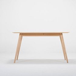 Pracovní stůl z masivního dubového dřeva Gazzda Stafa